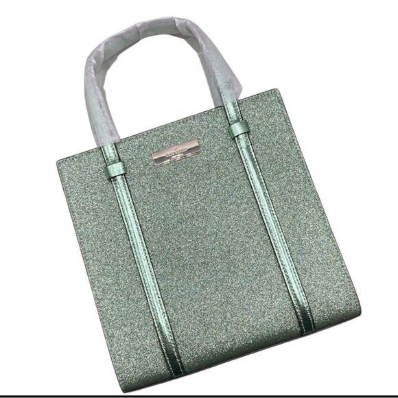 Kate Spade Kenzie Glitter Small Tote Bag Purse